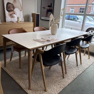 PBJ Aeris spisebord inkl. tillægsplade + magasin - outlet - PBJ Designhouse