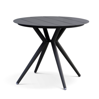 Corfu havebord Ø90 cm - anthracit - Havemøbler