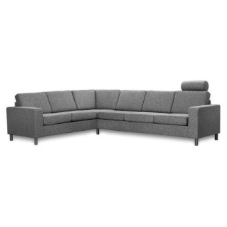 Panama Style hjørnesofa i stof - hurtig levering - 