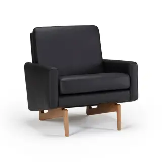 Egsmark K200 lænestol - læder - Scandinavian Upholstery