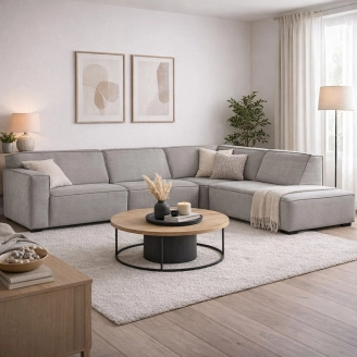 Comfy hjørnesofa m/open end - stof - Vilmers