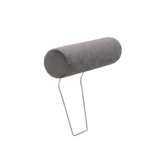 Nordic nakkestøtte - stof/læder - Puf & Tilbehør