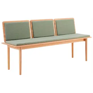 Findahl by Hammel Elba bænk L170 m/3 ryglæn - 