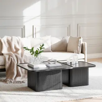 Sullivan sofabord 60x60 cm - sort eg - Rowico