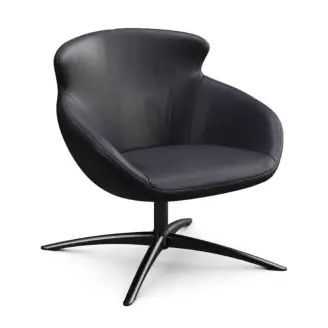 KEBE Buddy loungestol - okselæder - Loungestole