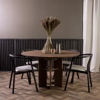 Velvet Fan spisebord - ask - 