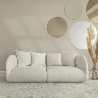 Pebble 3 pers. sofa - stof - Vilmers