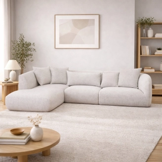 Pebble 3 pers. sofa m/open-end - stof - Vilmers