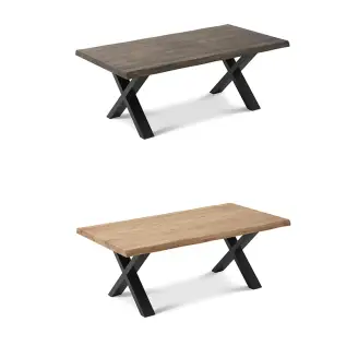 Borneo sofabord i massiv eg - 130X70 - Lexpo Living