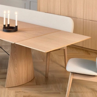 PBJ Collum/Malli/Corna tillægsplade - rektangulære borde - Tillægsplader