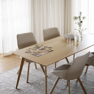 Yumi rektangulært spisebord - lakeret egefiner - Alle spiseborde