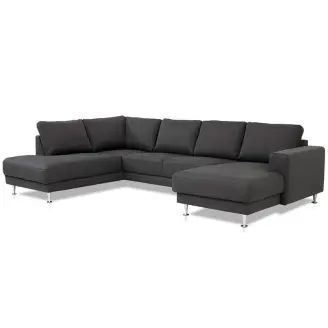Karla U sofa m/chaiselong og open-end - LM