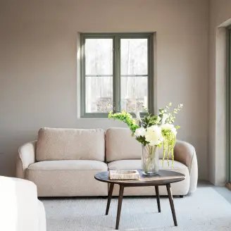 Norris 3. pers sofa - lys beige - 3 personers sofaer