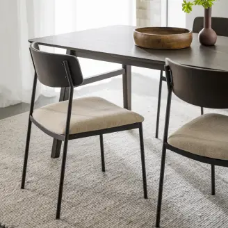 2 x Maymont spisebordsstol - brunbejdset eg - Spisebordsstole i træ