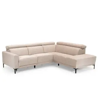 Bento open-end sofa - stof/læder - Flyder sofa