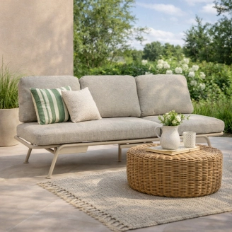 Santorini loungesofa/daybed - sand - Dagligstuen