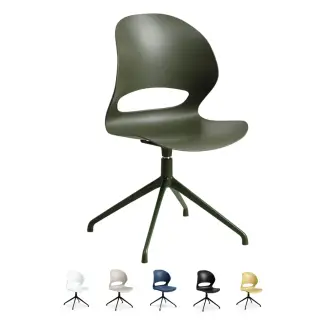 4 x Linea spisebordsstole m/drejbart stel - Lexpo Living