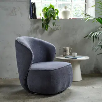 Theo loungestol - Blue - Lexpo Living