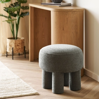 Canberra puff koksgrå - ▶ TILBEHØR TIL BOLIGEN