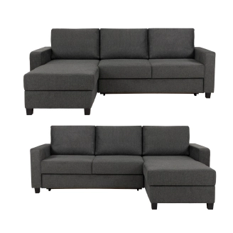 Weda sovesofa m/chaiselong, højre/venstrevendt - Sommerhus Møbler