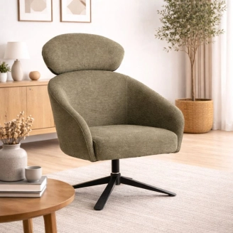 Archie lounge stol - moss green - ▶ LÆNESTOLE