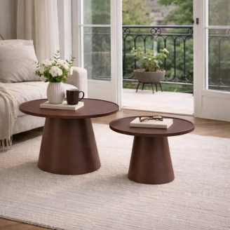 Fraser sofabordssæt - coffee - Små borde