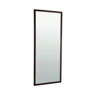 Hillmond spejl i brunolieret eg - 150x40 cm - Spejle