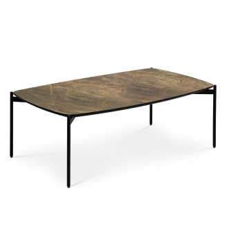 Malta sofabord - dark brown - Lexpo Living