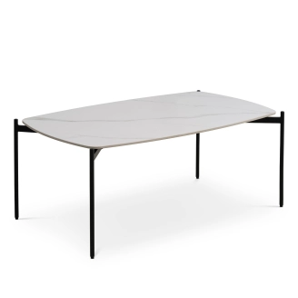 Malta sofabord - hvid keramik - Lexpo Living