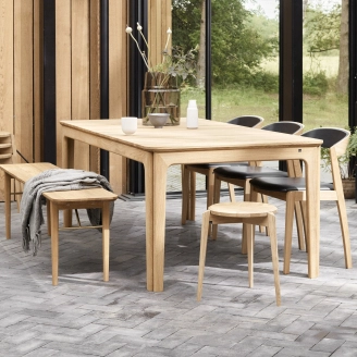 Skovby SM27 spisebord - massiv eg/naturolie - 