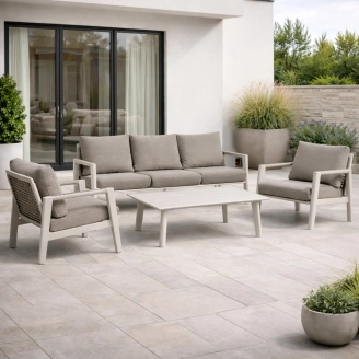 Haiti loungesæt - sand - Havemøbler