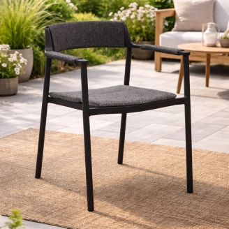 Salina havestol - anthracite - Havemøbler