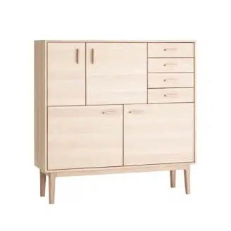 Casø 700 highboard - eg/hvidolie - CASØ Furniture