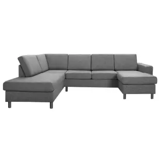 Panama Style U-sofa i stof - hurtig levering - 