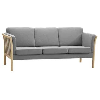 Denver 3 pers. sofa - stof/læder - Sofaer