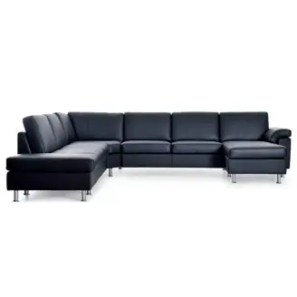 Uniq standard modulsofa m/chaiselong - okselæder - 