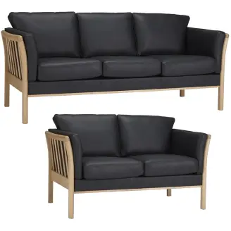 Aya K129 3+2 pers. sofasæt – okselæder - Sofaer