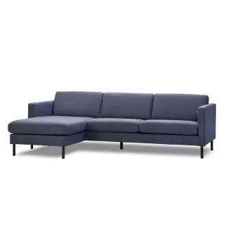 Elm chaiselong sofa - hurtig levering - 