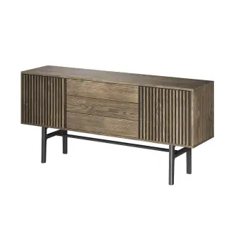 Casø 230 Skænk m/lamellåger - røget eg - CASØ Furniture