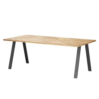 Casø 230 Plankebord m/sildebensmønster - olieret eg - 