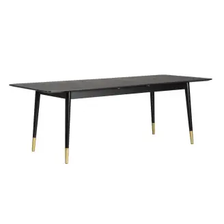 Fenwood spisebord - sortlakeret asketræ - 