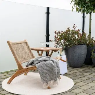 Rosy loungestol - massiv teak - Brand