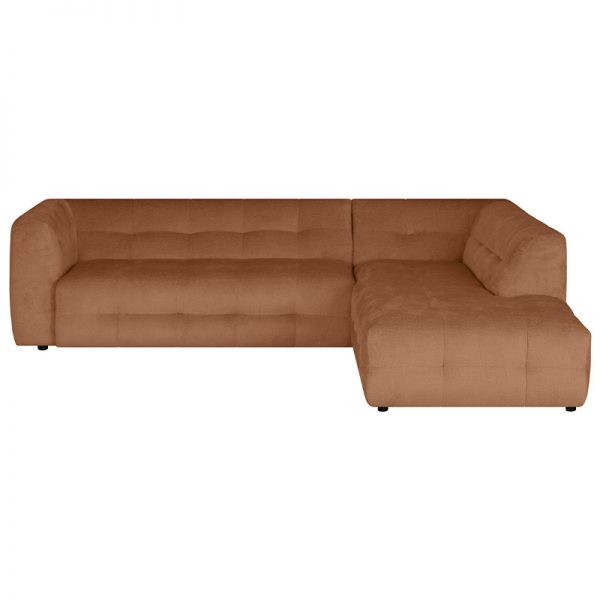 Bubbly open end sofa