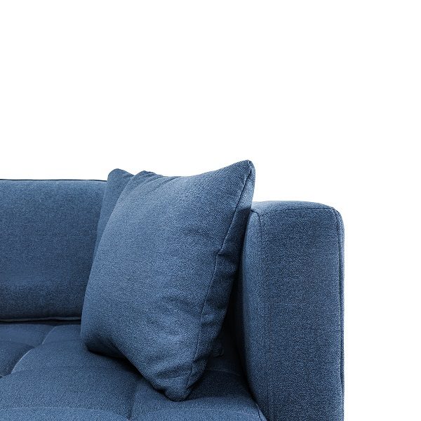 Cali chaiselong sofa Detalje i Faro 15 Mørkeblå