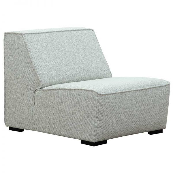 Comfy 1 personers sofa stol lys hvid grå
