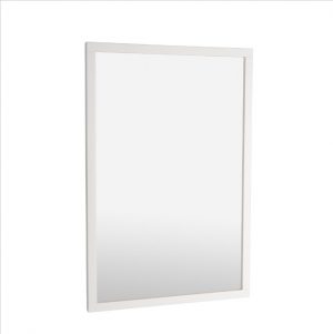 Confetti spejl i hvidlakeret – 90×60 cm