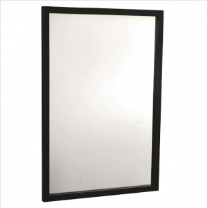 Confetti spejl i sortlakeret – 90×60 cm