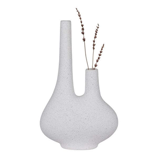 Copenhagen vase i hvid keramik