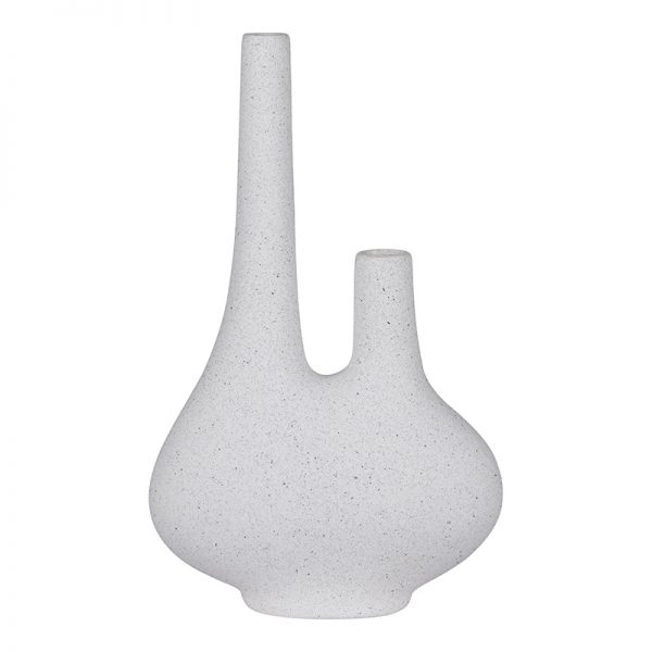 Copenhagen vase i hvid keramik.