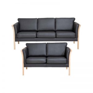 Denver LUX 3+2 pers. sofasæt – stof/læder